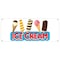 Signmission Ice Cream 2 Banner Heavy Duty 13 Oz Vinyl with Grommets Single Sided B-72 Ice Cream 2 - alternate 1